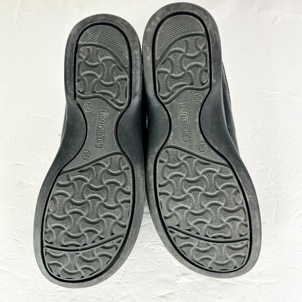 Birkenstock Footprints Ashby Leather Clog Mule Size 39 US 8-8.5 Black Slip On - Picture 7 of 8